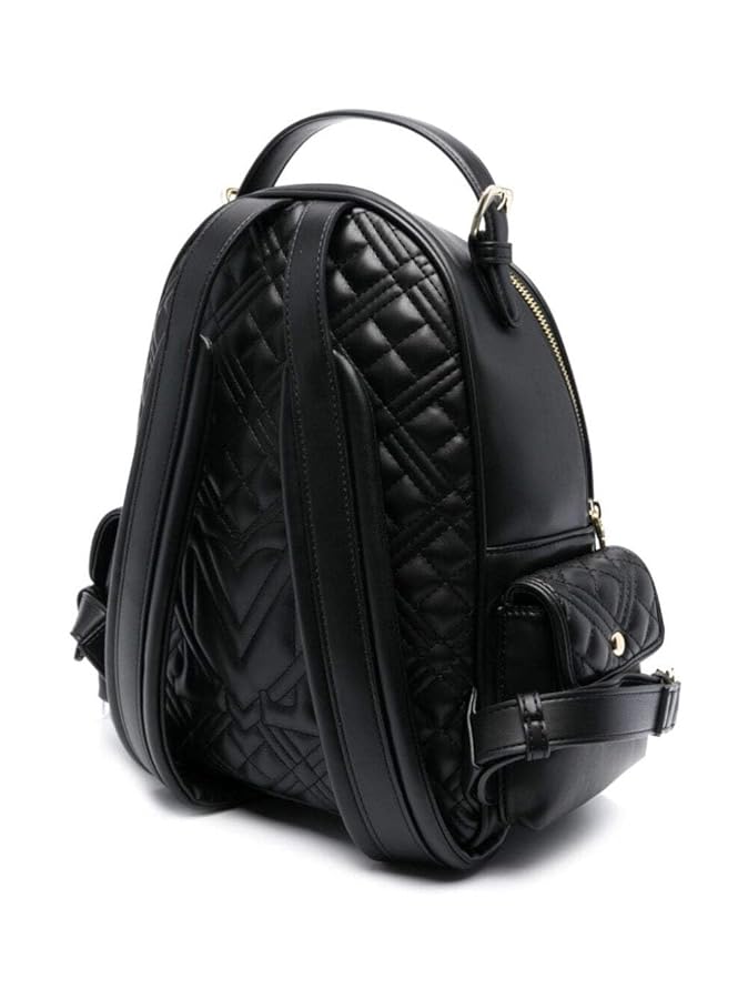 【関税&送料込】Moschino Quilted Nylon Backpack Moschino Women's Quilted Nylon Logo Backpack (46% Off